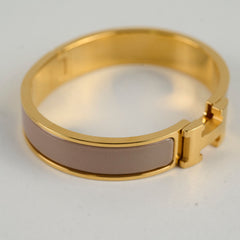 Hermes Clic H Bracelet Yellow Gold PM