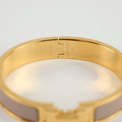 Hermes Clic H Bracelet Yellow Gold PM