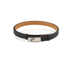 Hermes Kelly Belt Noir PHW
