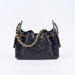 Chanel Mini 25 Caviar GHW Black 2025 Microchip