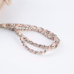 Chanel Mini Rectangular Chevron Caviar Rose Gold Iridescent