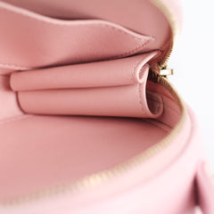 Chanel Mini Round Pink Crossbody Bag