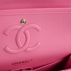 Chanel Classic Flap Medium/Large Pink Tweed