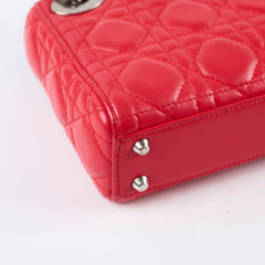 Christian Dior Lady Dior Micro Red