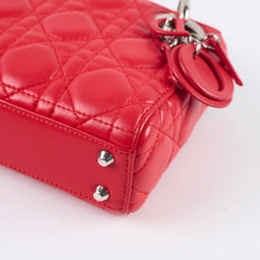 Christian Dior Lady Dior Micro Red