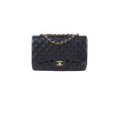 Chanel Jumbo Single Flap Caviar Black