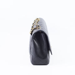 Chanel Jumbo Single Flap Caviar Black