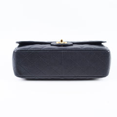 Chanel Jumbo Single Flap Caviar Black