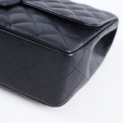 Chanel Jumbo Single Flap Caviar Black