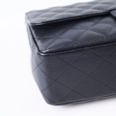 Chanel Jumbo Single Flap Caviar Black