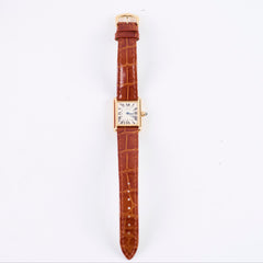 Cartier Watch Tank Louis Quartz Yellow Gold 2022