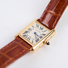 Cartier Watch Tank Louis Quartz Yellow Gold 2022