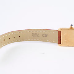 Cartier Watch Tank Louis Quartz Yellow Gold 2022