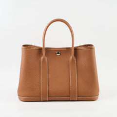 Hermes Garden Party 30 Gold Negonda D Stanp