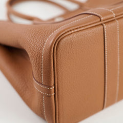 Hermes Garden Party 30 Gold Negonda D Stanp