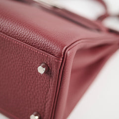 Hermes Kelly 28 Rouge H Togo PHW K Stamp