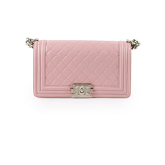 Chanel Boy Old Medium Mauve Pink