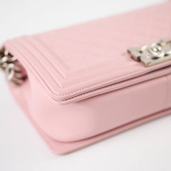 Chanel Boy Old Medium Mauve Pink