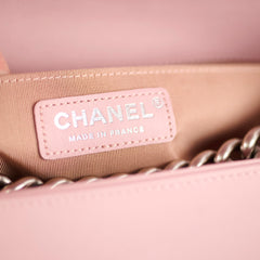 Chanel Boy Old Medium Mauve Pink