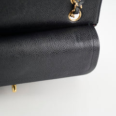 Chanel Small Caviar Classic Double Flap Black