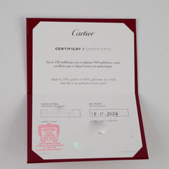 Cartier Love Bracelet White Gold Size 19