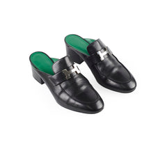 Hermes Paradia Mules Size 36.5 Black