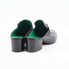 Hermes Paradia Mules Size 36.5 Black