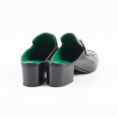 Hermes Paradia Mules Size 36.5 Black