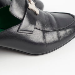 Hermes Paradia Mules Size 36.5 Black