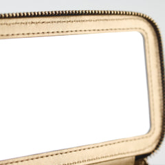 Chanel Box Vanity Case Small Pearl Chain Black