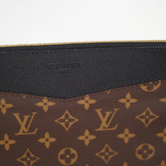 Louis Vuitton Daily Zip Pouch Monogram Black