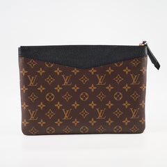 Louis Vuitton Daily Zip Pouch Monogram Black