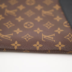 Louis Vuitton Daily Zip Pouch Monogram Black