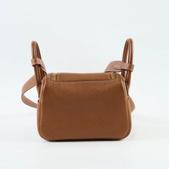 Hermes Mini I Lindy Gold GHW Z Stamp