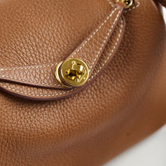Hermes Mini I Lindy Gold GHW Z Stamp