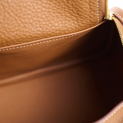 Hermes Mini I Lindy Gold GHW Z Stamp