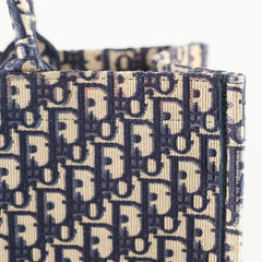 Dior Large Book Tote Navy Oblique