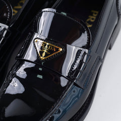 Prada Patent Leather Loafers Womens 36.5