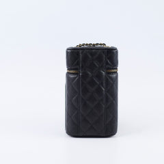 Chanel Vertical Vanity Black Caviar