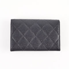Chanel Card Holder Black Caviar
