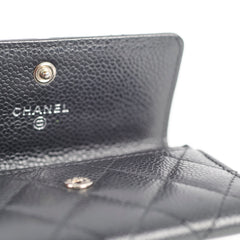 Chanel Card Holder Black Caviar