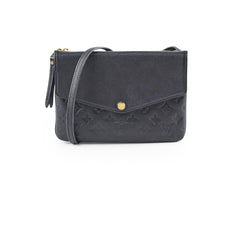 Louis Vuitton Twice Pochette Monogram Empreinte Black