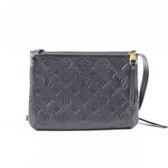 Louis Vuitton Twice Pochette Monogram Empreinte Black