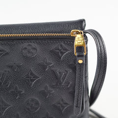 Louis Vuitton Twice Pochette Monogram Empreinte Black