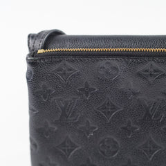 Louis Vuitton Twice Pochette Monogram Empreinte Black