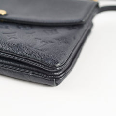 Louis Vuitton Twice Pochette Monogram Empreinte Black