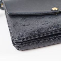 Louis Vuitton Twice Pochette Monogram Empreinte Black