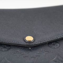 Louis Vuitton Twice Pochette Monogram Empreinte Black