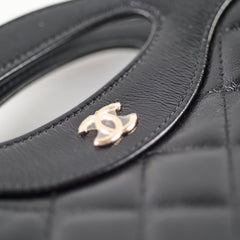 Chanel Nano 31 Shopping Tote Calfskin Black Microchip