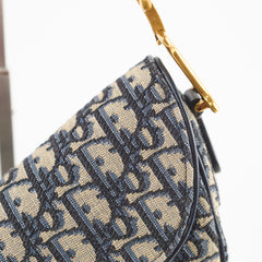 Dior Saddle Medium Oblique Blue